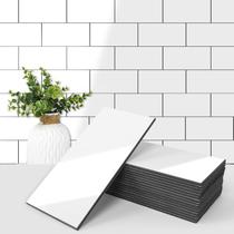 Peel and Stick Wall Tile Art3d para cozinha Backsplash