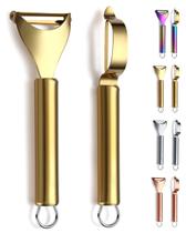 Peelers Kyraton Titanium Gold Plating, conjunto de 2 Peelers Kyraton Titanium Gold Plating, conjunto de 2