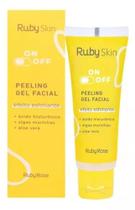 Peeling Gel Facial Ruby Skin On Off Efeito Esfoliante 50g Ruby Rose HB- 409 Peeling Gel Facial Ruby Skin On Off Efeito Esfoliante 50g Ruby Rose HB- 409