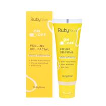 Peeling gel facial ruby skin on off efeito esfoliante 50g Peeling gel facial ruby skin on off efeito esfoliante 50g