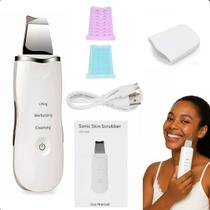 Peeling Ultrassônico 3 em 1 Limpeza Profunda e Renovação para Pele Impecável Peeling Ultrassônico 3 em 1 Limpeza Profunda e Renovação para Pele Impecável