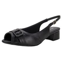 Peep toe feminino salto grosso piccadilly 114155 Peep toe feminino salto grosso piccadilly 114155