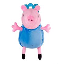 Peepa Pig Mochila de Pelúcia George Pig - BR1693 - Multikids