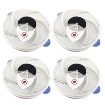 Pega Moscas Kit 4 Uni Captura Prende Inseto Pernilongos Mosquito Varejeira USB Gaiola Portatil Reutilzavel