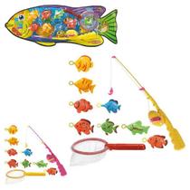 Pescaria Brinquedo Infantil com Ímã Jogo Infantil Pega Peixe Musical Mesa  Grande - Online - Jogo de Pesca - Magazine Luiza