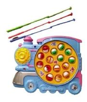 Pega Peixe Trenzinho Pescaria Divertida Cor sortida Wellkids Pega Peixe Trenzinho Pescaria Divertida Cor sortida Wellkids