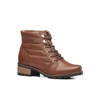 Pegada Coturno Feminino em Couro Salto 4,5 cm Ref. 281413