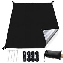 Pegada de tenda KRUI, lona impermeável de PU 2000mm, 218x188cm