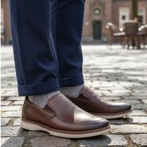 Pegada Sapato Casual Masculino em Couro Ref. 126703 Pegada Sapato Casual Masculino em Couro Ref. 126703