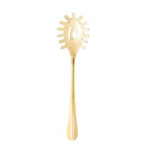 Pegador Aço Inox P/ Macarrão Positano Dourada 27,5cm Pegador Aço Inox P/ Macarrão Positano Dourada 27,5cm