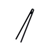 Pegador de Alimentos Pinça Silicone Preto Buffet 30cm Pegador de Alimentos Pinça Silicone Preto Buffet 30cm