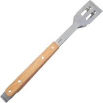 Pegador De Carne Churrasco Pegador Cabo Longo Madeira Brinox Pegador De Carne Churrasco Pegador Cabo Longo Madeira Brinox