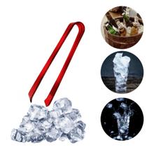 Pegador De Gelo Acrílico Cristal Doces E Saladas Vermelho AP1017VM Pegador De Gelo Acrílico Cristal Doces E Saladas Vermelho AP1017VM