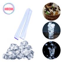 Pegador De Gelo Em Acrílico Cristal Resistente Para Pegar Petiscos Doces e Salgados AP1017NE - Plasti