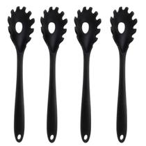 Pegador De Massa Silicone Preto Grande Kit 04 Un