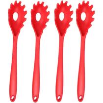 Pegador De Massa Silicone Vermelho Grande Kit 04 Un
