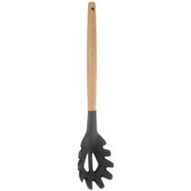 Pegador de Massas de Silicone com Cabo de Madeira Top Util Pegador de Massas de Silicone com Cabo de Madeira Top Util