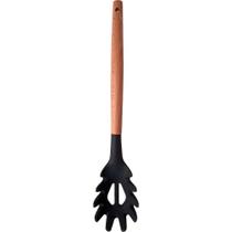 Pegador de Massas de Silicone com Cabo de Madeira Top Util Pegador de Massas de Silicone com Cabo de Madeira Top Util