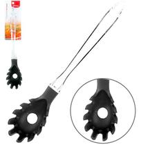 Pegador De Massas De Silicone Preto Com Cabo De Acrílico 34,5x7cm Pegador De Massas De Silicone Preto Com Cabo De Acrílico 34,5x7cm