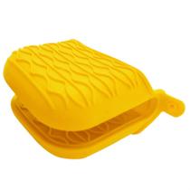Pegador de panela de silicone amarelo/unico