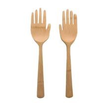 Pegador de Salada de Bambu Mãozinhas - Oikos Pegador de Salada de Bambu Mãozinhas - Oikos