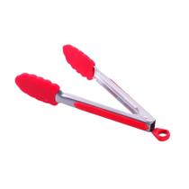 Pegador de Silicone Aço Inox Vermelho 26CM Hercules