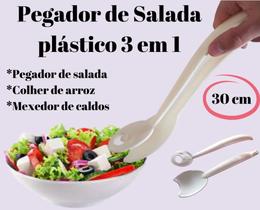 Pegador Grande 3 em 1 Pegador Plástico Grosso Resistente Colher , Mexedor e Pegador Desmontável Pegador Grande 3 em 1 Pegador Plástico Grosso Resistente Colher , Mexedor e Pegador Desmontável