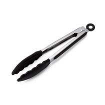 Pegador Inox Com Ponta Em Silicone 23cm Preto - Weck