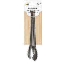 Pegador Multiuso De Saladas Churrasco Aço Inox 12 Polegadas