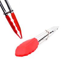 Pegador Multiuso Trava Silicone Carne Churrasco Salada 26cm