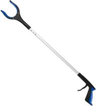 Pegador Objeto Garra Mão Mecânica Braço Extensor Azul 82cm