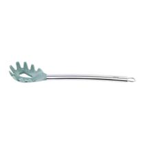 Pegador Para Massa Tipo Concha Aço Inoxidável Base Silicone 33 cm Cor Verde Linha Duo Brinox