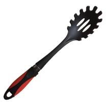 Pegador Para Massas Arroz Macarrão Cozinha Nylon Preto 34 cm