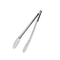 Pegador Pinça Alimentos Carne Grande Inox Profissional 39cm Pegador Pinça Alimentos Carne Grande Inox Profissional 39cm