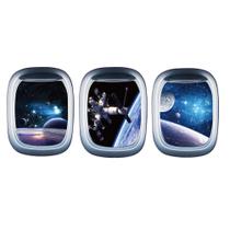 Pegatinas de Pared Kiddale Cápsula Espacial 3D Universo en Ventana Pegatinas de Pared Kiddale Cápsula Espacial 3D Universo en Ventana