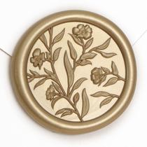 Pegatinas de Sellos de Cera UNIQOOO 3D Floral para Invitaciones de Boda x50