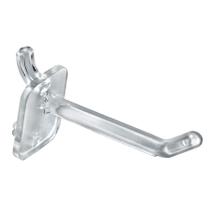Pegboard Hooks Azar Displays 800002-C Clear, pacote com 50 Pegboard Hooks Azar Displays 800002-C Clear, pacote com 50
