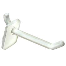 Pegboard Hooks Azar Displays 800002-W, branco, pacote com 50