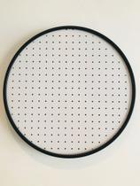 Pegboard Round Preto Fundo Branco 50 Cm De Redondo