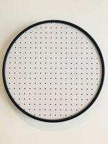 Pegboard Round Preto Fundo Branco 50 Cm De Redondo Pegboard Round Preto Fundo Branco 50 Cm De Redondo