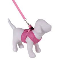 Peitoral Aerado Rosa para Cães M - Urban Puppy