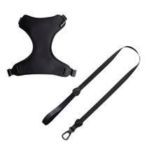 Peitoral Air Black Para Cães Freefaro Com Guia Segura Passeio Pet