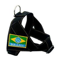 Peitoral AMF Security Preto para Cães - Tamanho 02