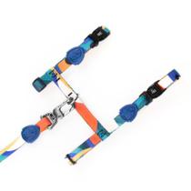 Peitoral com guia arpoador p gatos - m freefaro