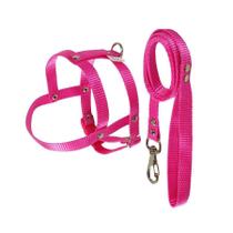 Peitoral com Guia Griff Dog Rosa para Cães - Tamanho 4