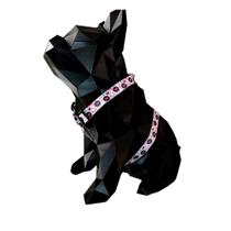 Peitoral com guia para cachorro modelo H coleira de passeio Facepet