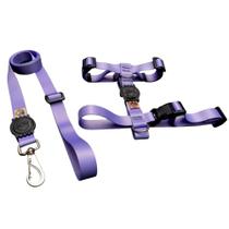 Peitoral com guia para cachorro modelo H coleira de passeio Facepet