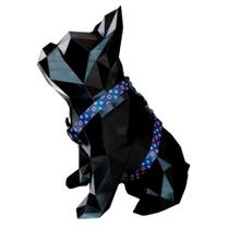 Peitoral com guia para cachorro modelo H coleira de passeio Facepet