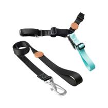 Peitoral com Guia Toh Anti-Puxão Black para Cães - Tamanho P