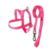 Peitoral Griff Dog Poliéster Rosa para Cães - Tamanho 2 Peitoral Griff Dog Poliéster Rosa para Cães - Tamanho 2